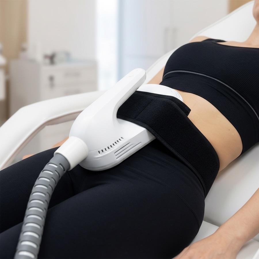 RenaSculpt HIFEM muscle sculpting session